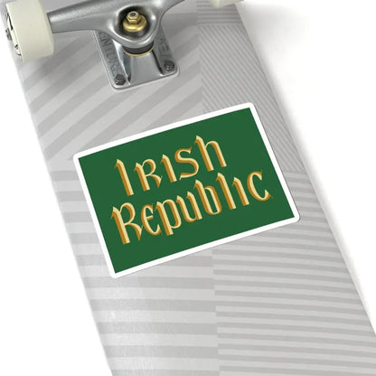 Irish Republic Flag (Ireland) STICKER Vinyl Kiss-Cut Decal - The Sticker Space