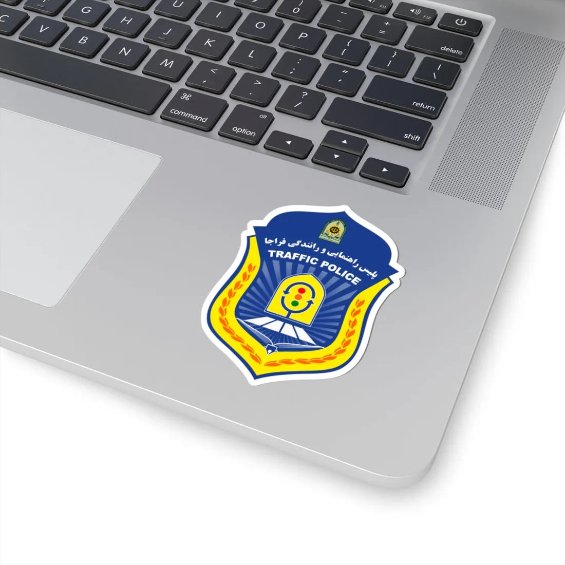 IRI.Traffic-Police (Iran) (Coat of Arms) STICKER Vinyl Kiss-Cut Decal - The Sticker Space
