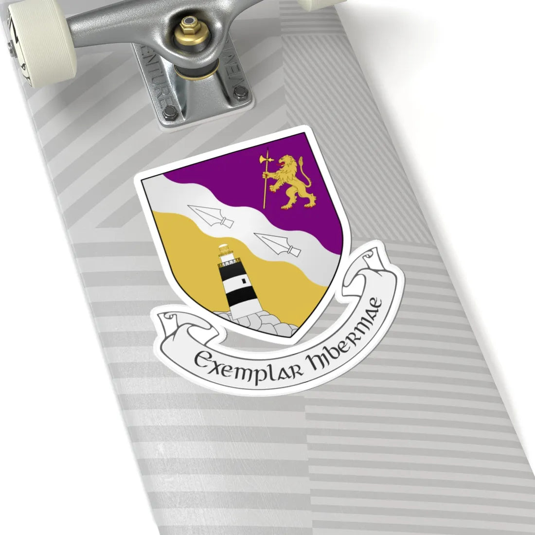 IRL COA County Wexford 3D (Ireland) (Coat of Arms) STICKER Vinyl Kiss-Cut Decal - The Sticker Space