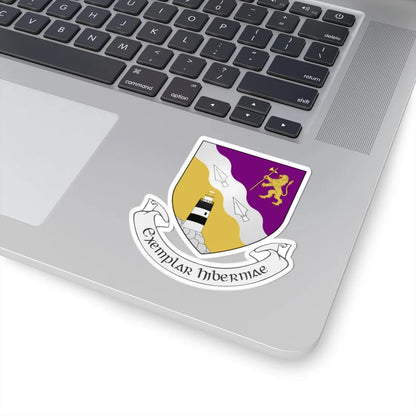 IRL COA County Wexford 3D (Ireland) (Coat of Arms) STICKER Vinyl Kiss-Cut Decal - The Sticker Space