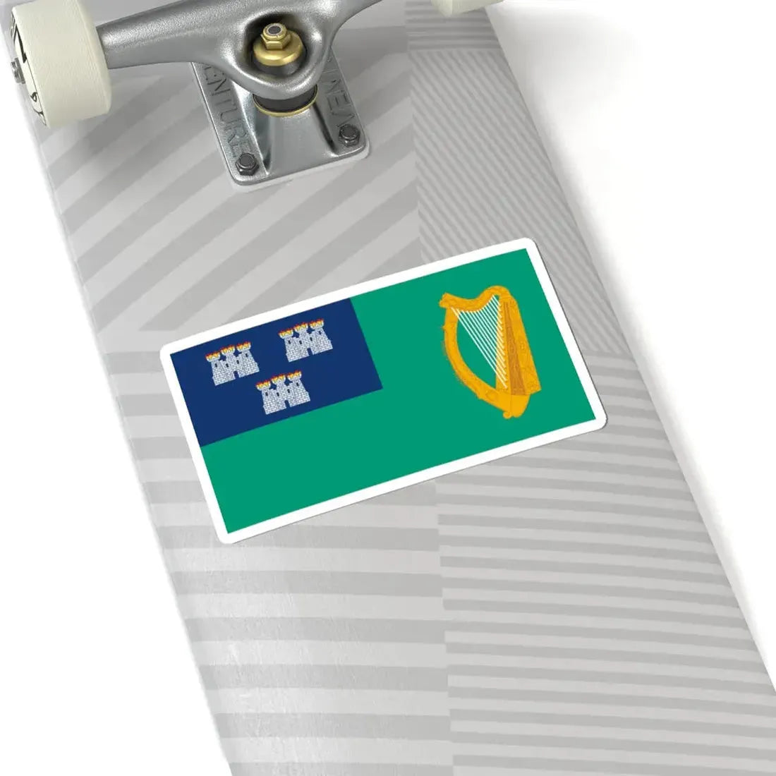 IRL Dublin flag (Ireland) STICKER Vinyl Kiss-Cut Decal - The Sticker Space