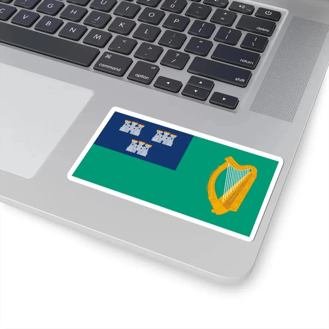 IRL Dublin flag (Ireland) STICKER Vinyl Kiss-Cut Decal - The Sticker Space
