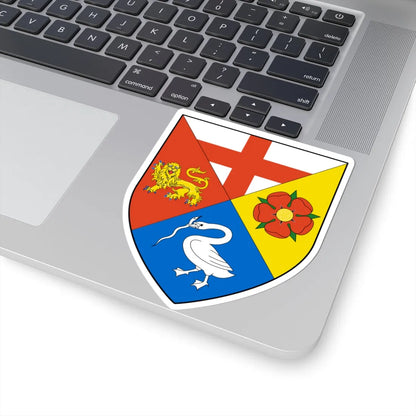 IRL Gorey COA ver2 (Ireland) (Coat of Arms) STICKER Vinyl Kiss-Cut Decal - The Sticker Space