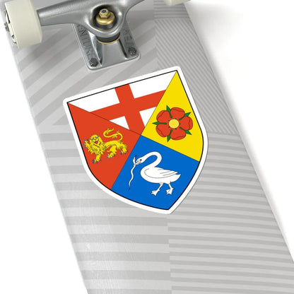 IRL Gorey COA ver2 (Ireland) (Coat of Arms) STICKER Vinyl Kiss-Cut Decal - The Sticker Space