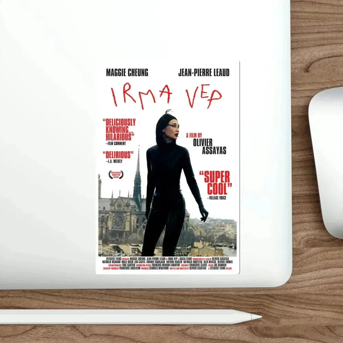 Irma Vep 1997 Movie Poster STICKER Vinyl Die-Cut Decal - The Sticker Space