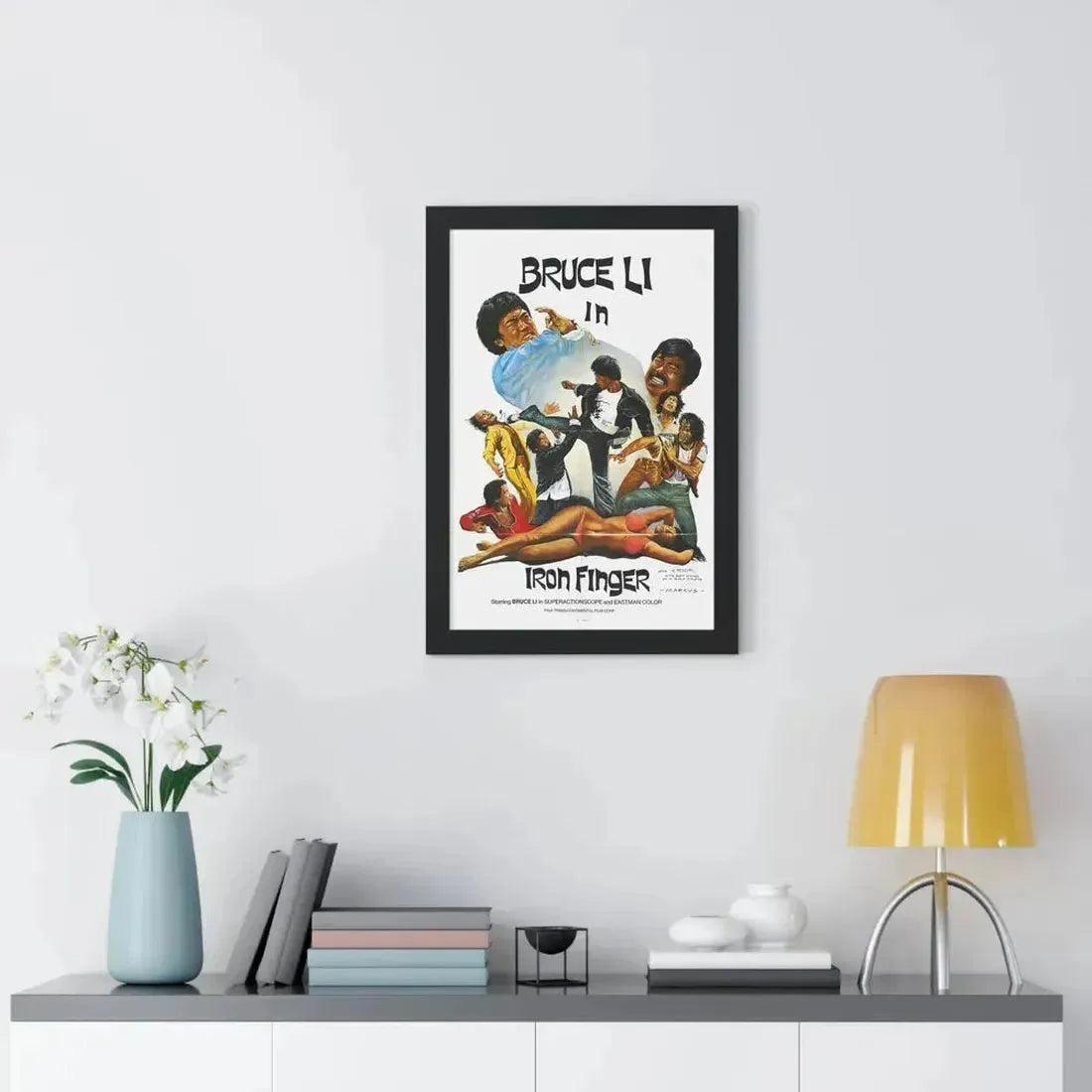 IRON FINGER 1979 - Framed Movie Poster - The Sticker Space