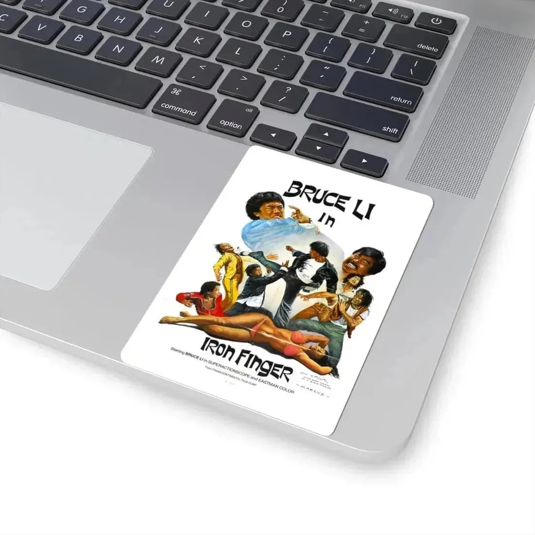 IRON FINGER 1979 Movie Poster - STICKER Vinyl Kiss-Cut Decal - The Sticker Space