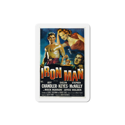 Iron Man 1951 Movie Poster Die-Cut Magnet-3 Inch-The Sticker Space