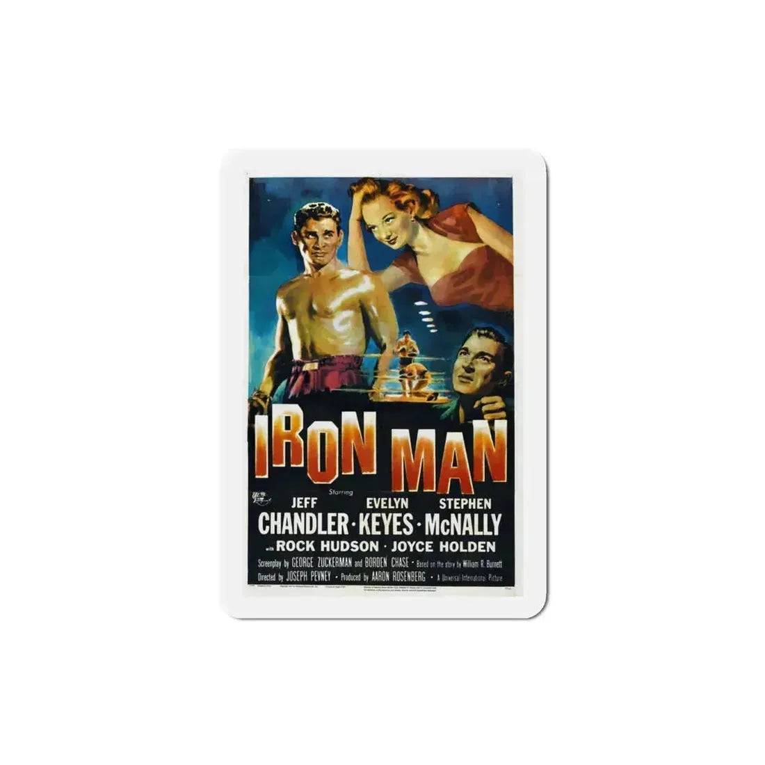 Iron Man 1951 Movie Poster Refrigerator Magnet 4 Inch - The Sticker Space