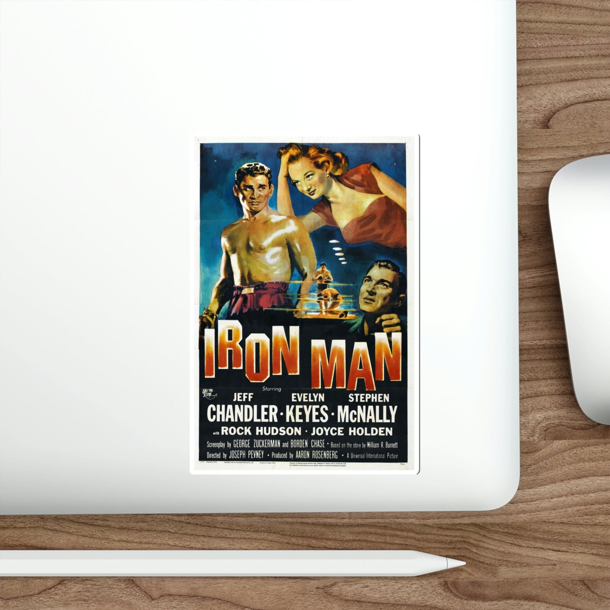 Iron Man 1951 Movie Poster STICKER Vinyl Die-Cut Decal-The Sticker Space