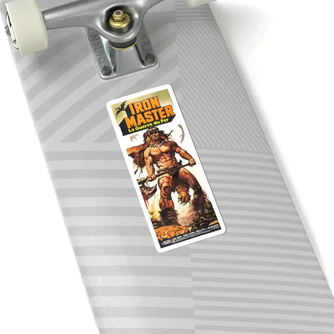 IRONMASTER (FRENCH) 1983 Movie Poster - STICKER Vinyl Kiss-Cut Decal - The Sticker Space