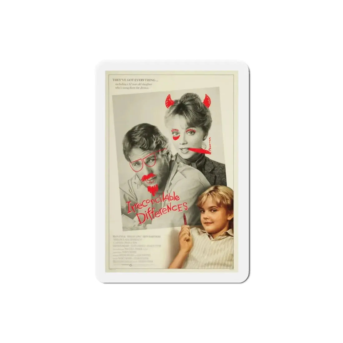 Irreconcilable Differences 1984 Movie Poster Refrigerator Magnet - The Sticker Space