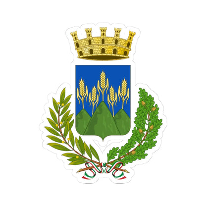 Irsina-Stemma (Italy) (Coat of Arms) STICKER Vinyl Kiss-Cut Decal 3 Inch White - The Sticker Space