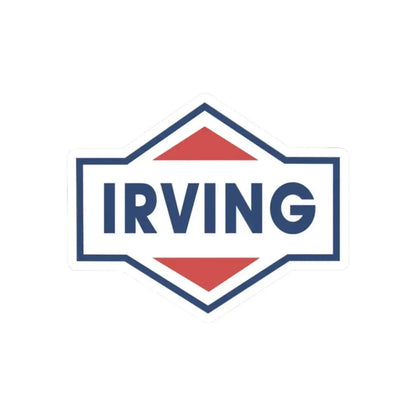 Irving Oil (Logo) STICKER Vinyl Kiss-Cut Decal 2 Inch White - The Sticker Space