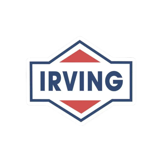 Irving Oil (Logo) STICKER Vinyl Kiss-Cut Decal 2 Inch White - The Sticker Space