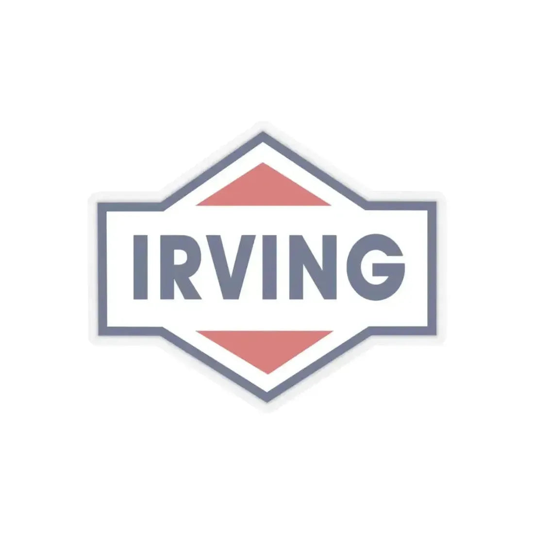 Irving Oil (Logo) STICKER Vinyl Kiss-Cut Decal 3 Inch Transparent - The Sticker Space