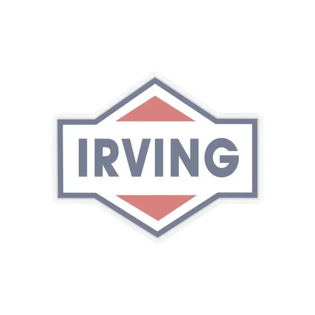 Irving Oil (Logo) STICKER Vinyl Kiss-Cut Decal 4 Inch Transparent - The Sticker Space