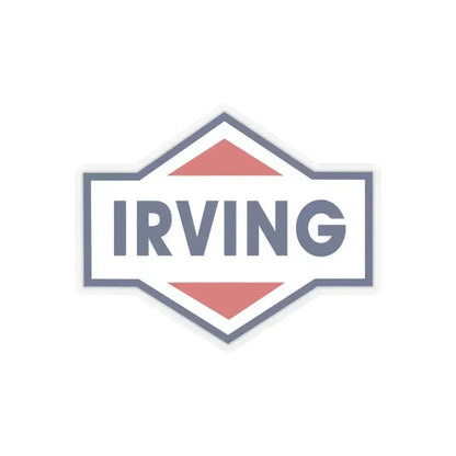 Irving Oil (Logo) STICKER Vinyl Kiss-Cut Decal 4 Inch Transparent - The Sticker Space
