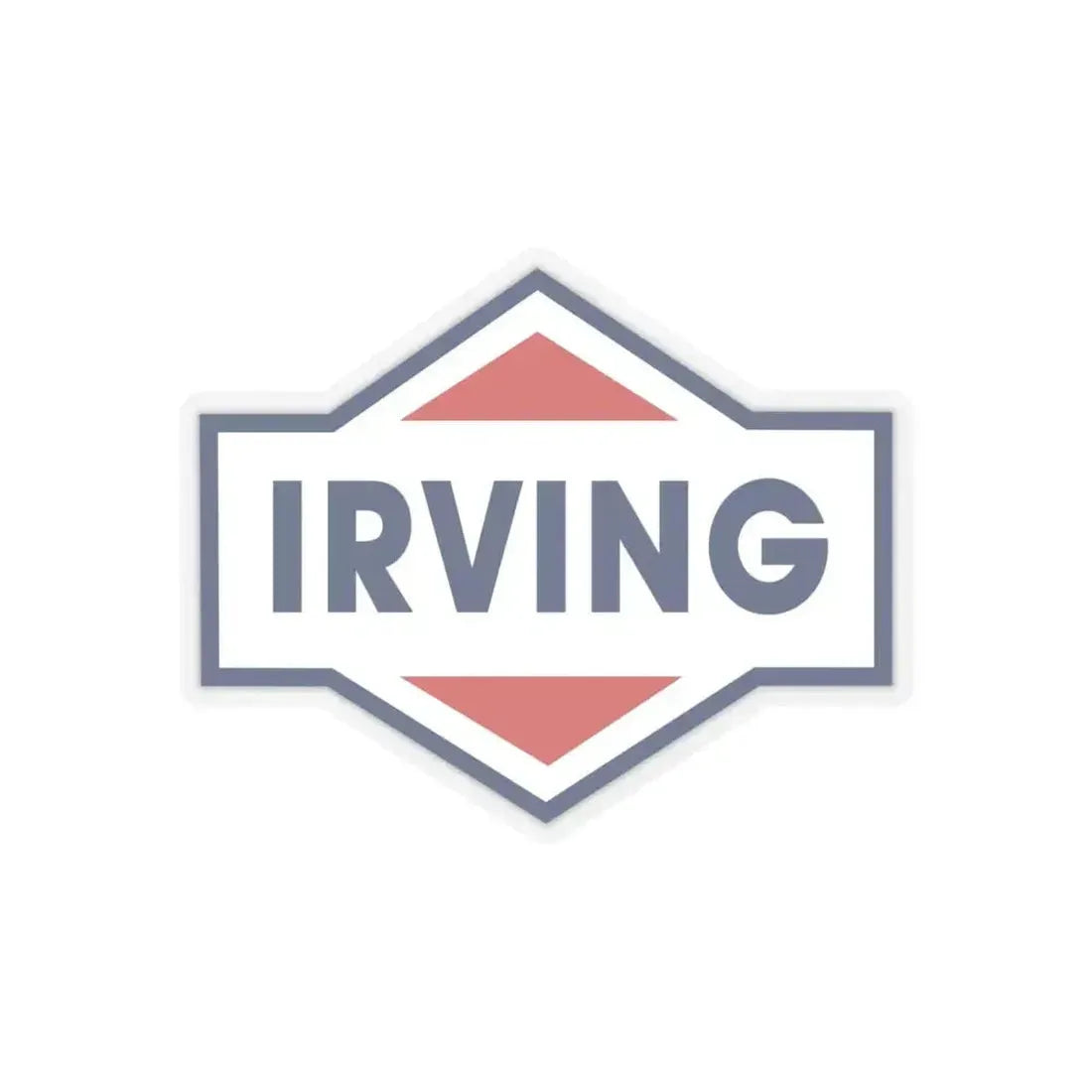 Irving Oil (Logo) STICKER Vinyl Kiss-Cut Decal 6 Inch Transparent - The Sticker Space