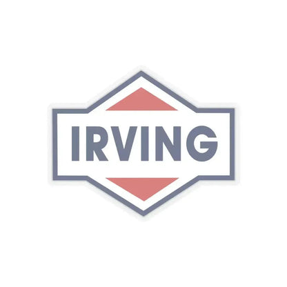 Irving Oil (Logo) STICKER Vinyl Kiss-Cut Decal 6 Inch Transparent - The Sticker Space