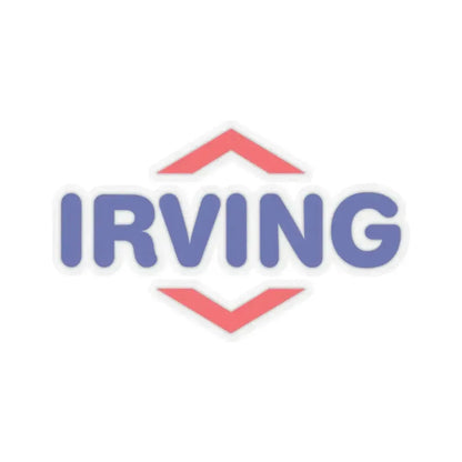 Irving Oil (new) (Logo) STICKER Vinyl Kiss-Cut Decal 2 Inch Transparent - The Sticker Space