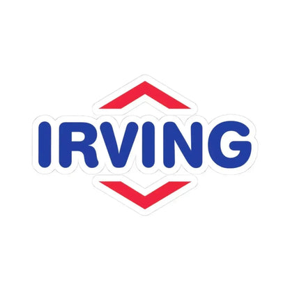 Irving Oil (new) (Logo) STICKER Vinyl Kiss-Cut Decal 3 Inch White - The Sticker Space