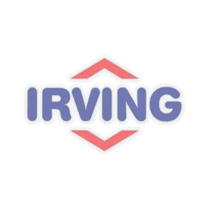 Irving Oil (new) (Logo) STICKER Vinyl Kiss-Cut Decal 6 Inch Transparent - The Sticker Space