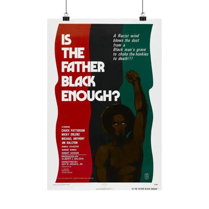 IS THE FATHER BLACK ENOUGH (NIGHT OF THE STRANGLER) 1972 - Paper Movie Poster 12″ x 18″ Matte - The Sticker Space