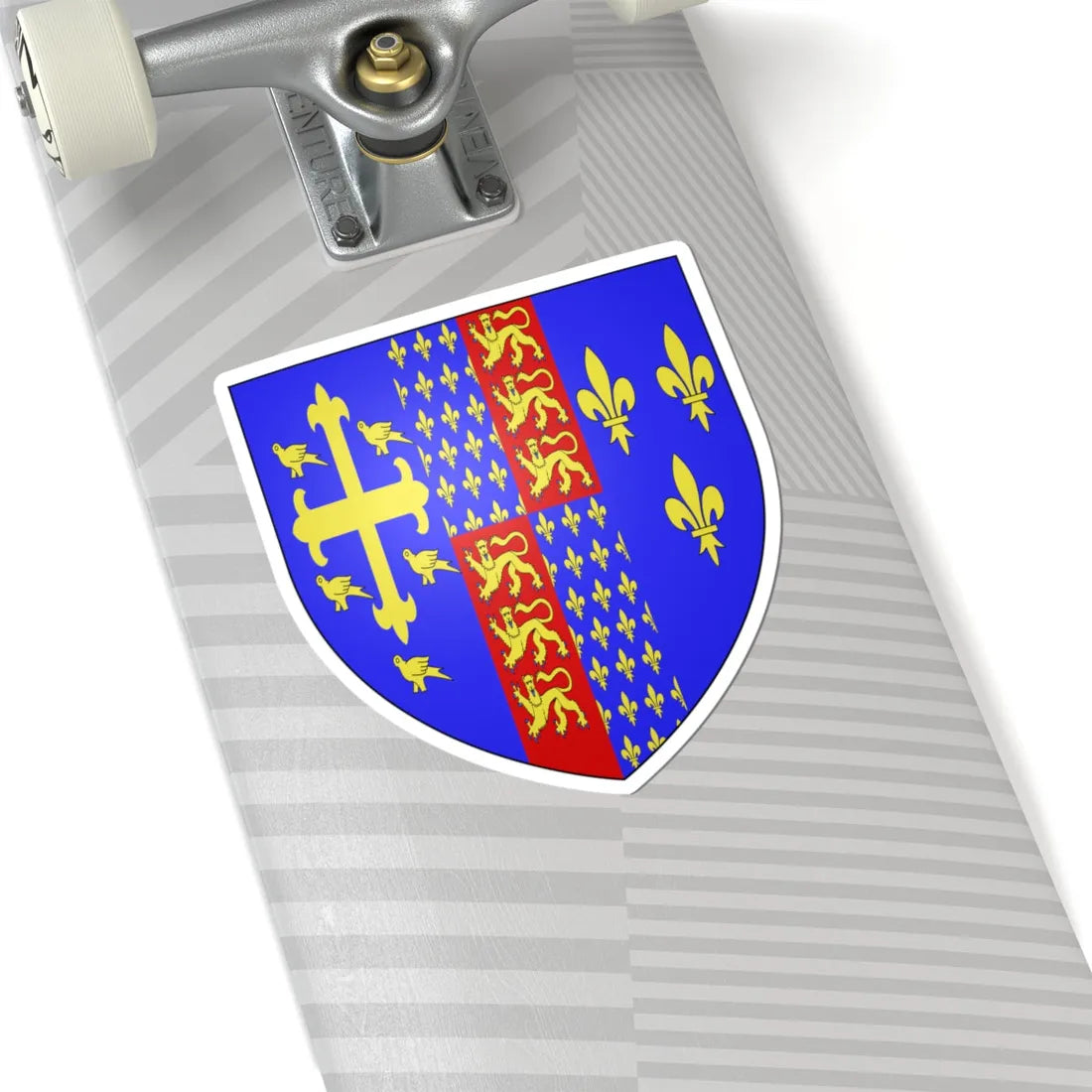 Isabella of Valois Arms (England) (Coat of Arms) STICKER Vinyl Kiss-Cut Decal - The Sticker Space
