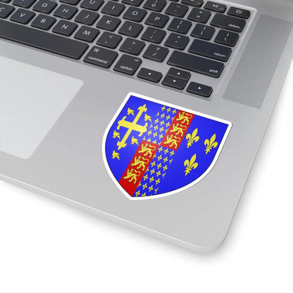 Isabella of Valois Arms (England) (Coat of Arms) STICKER Vinyl Kiss-Cut Decal - The Sticker Space