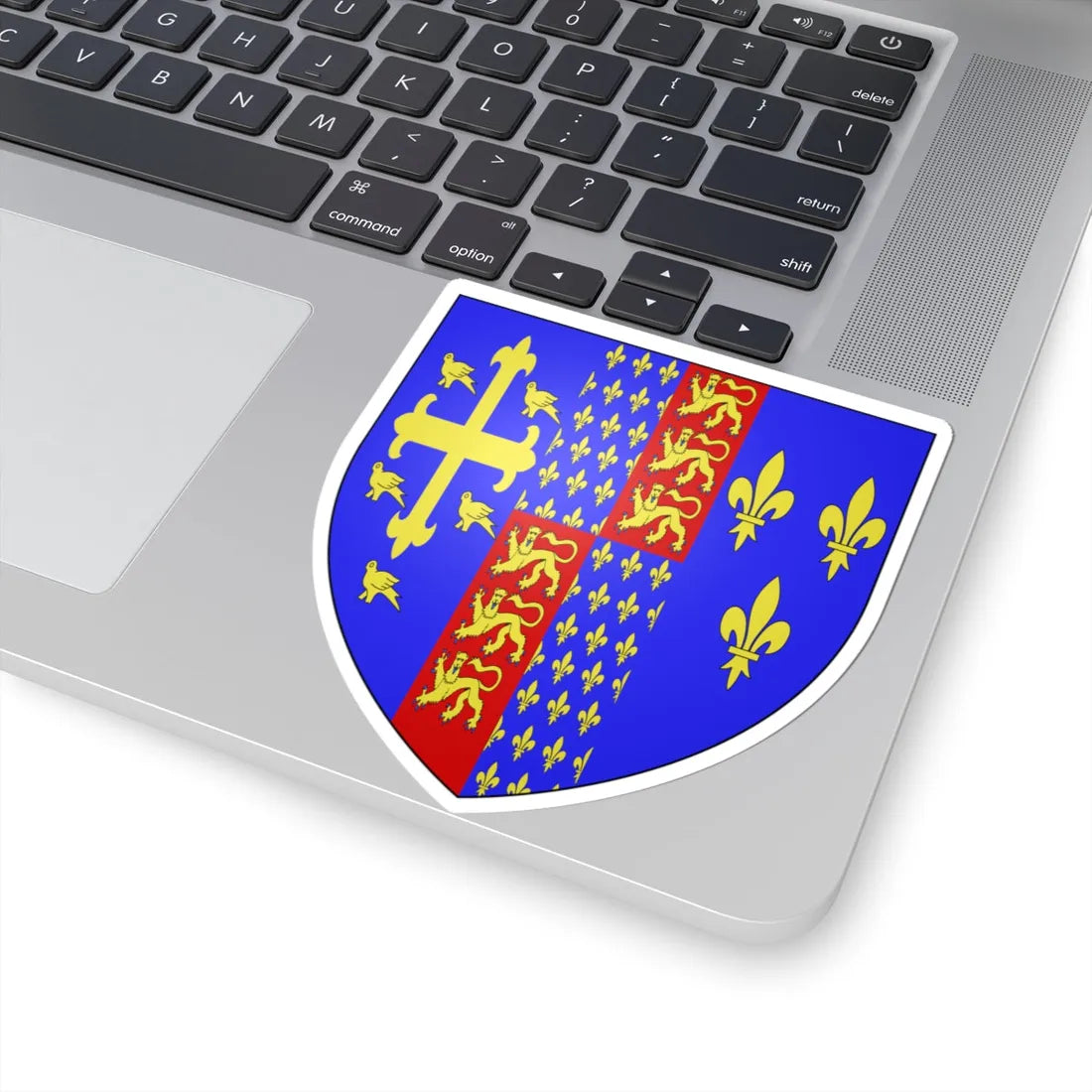 Isabella of Valois Arms (England) (Coat of Arms) STICKER Vinyl Kiss-Cut Decal - The Sticker Space