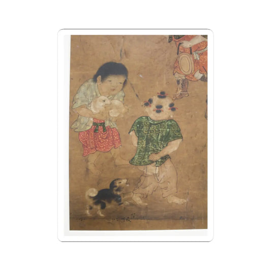 Isei - Chinese Children at Play - unknown v2 - STICKER Vinyl Kiss-Cut Decal