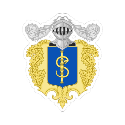 Isernia-Stemma (Italy) (Coat of Arms) STICKER Vinyl Kiss-Cut Decal 3 Inch White - The Sticker Space