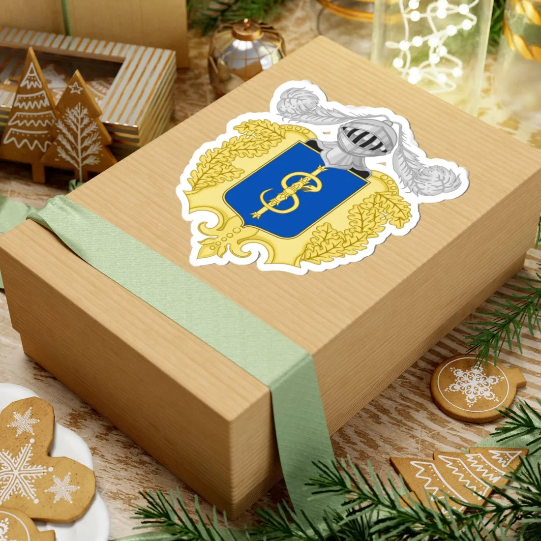 Isernia-Stemma (Italy) (Coat of Arms) STICKER Vinyl Kiss-Cut Decal - The Sticker Space