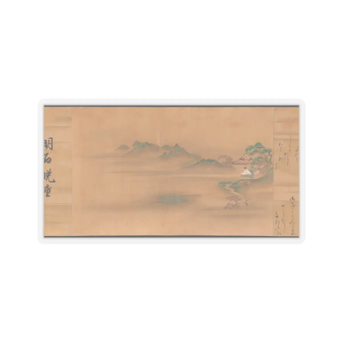 Ishiyama Moroka - Eight Views from The Tale of Genji - unknown v10 - STICKER Vinyl Kiss-Cut Decal
