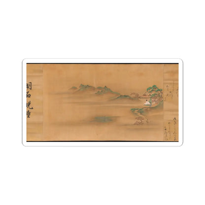 Ishiyama Moroka - Eight Views from The Tale of Genji - unknown v10 - STICKER Vinyl Kiss-Cut Decal