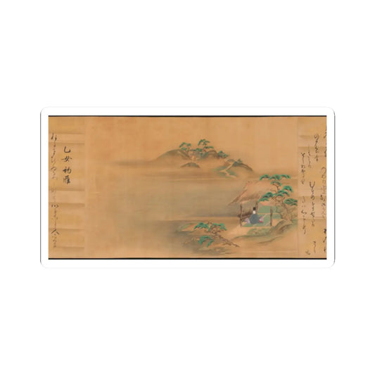 Ishiyama Moroka - Eight Views from The Tale of Genji - unknown v12 - STICKER Vinyl Kiss-Cut Decal