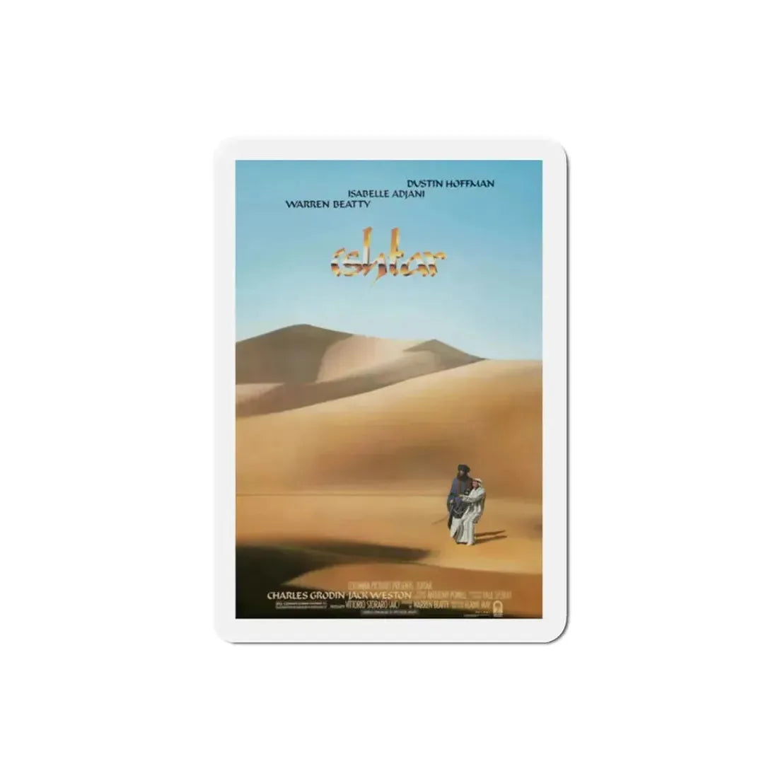 Ishtar 1987 Movie Poster Refrigerator Magnet 2 Inch - The Sticker Space