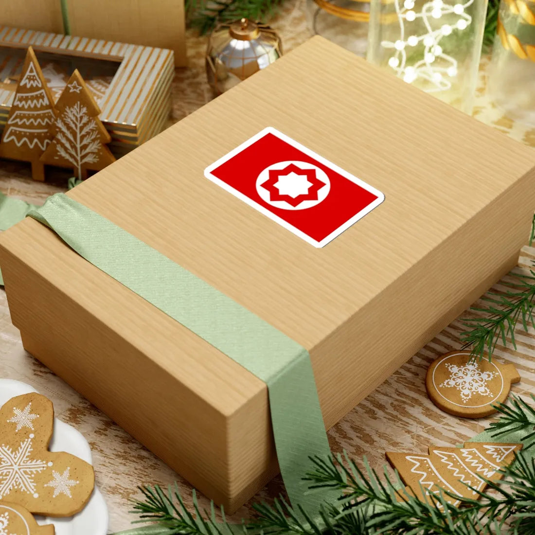 Islamic Nations Party Flag (Iran) STICKER Vinyl Kiss-Cut Decal - The Sticker Space