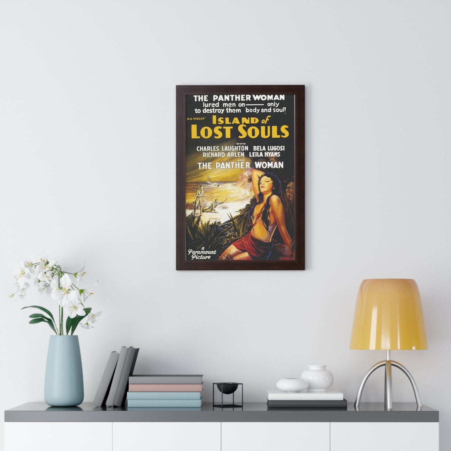 ISLAND OF LOST SOULS 1932 - Framed Movie Poster-The Sticker Space