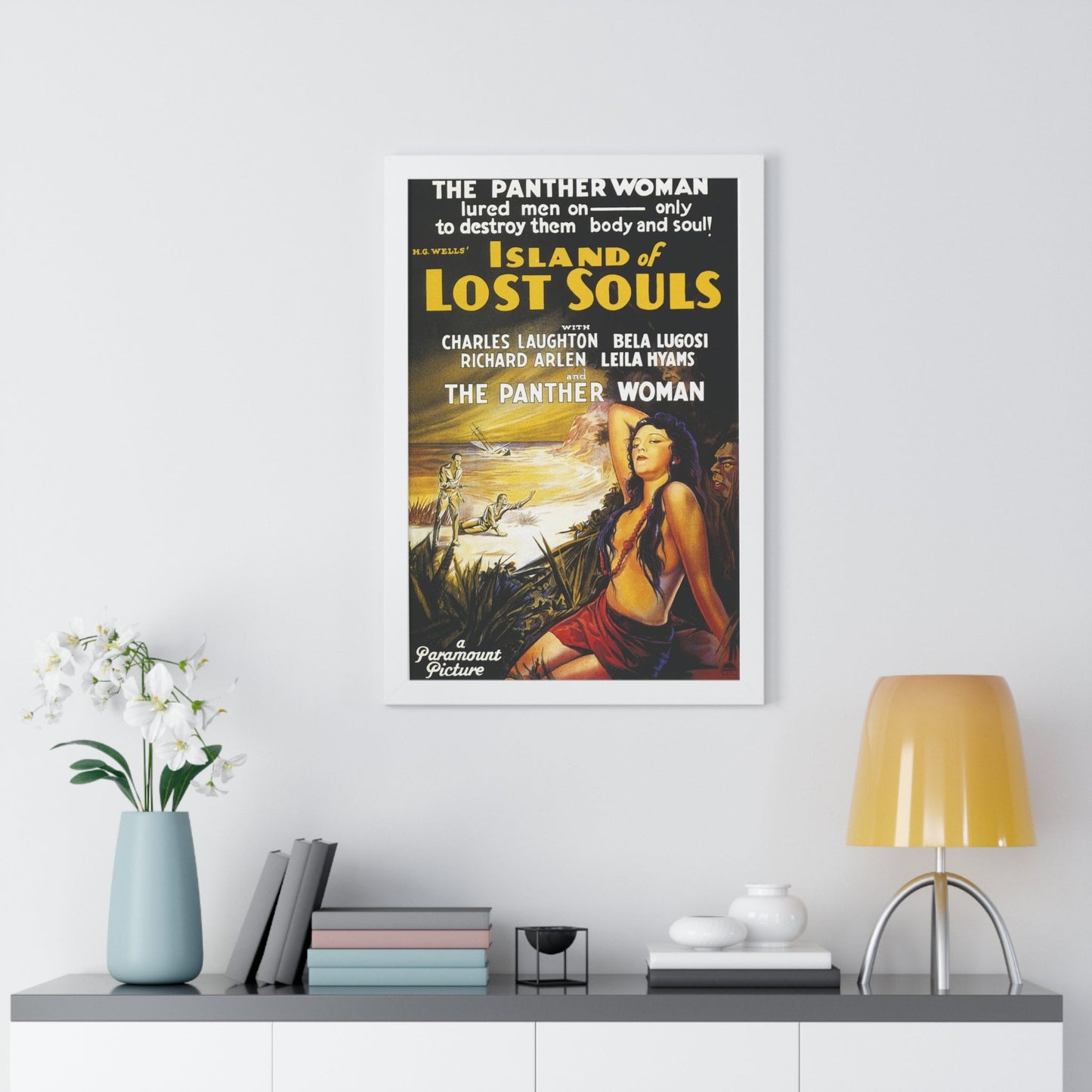 ISLAND OF LOST SOULS 1932 - Framed Movie Poster-The Sticker Space