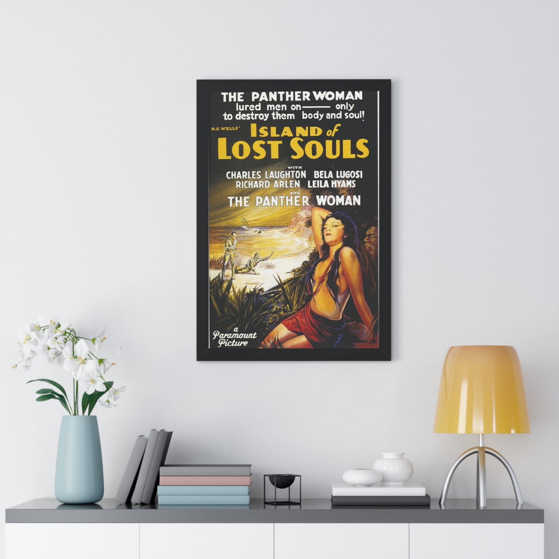 ISLAND OF LOST SOULS 1932 - Framed Movie Poster-The Sticker Space