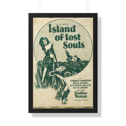 ISLAND OF LOST SOULS (3) 1932 - Framed Movie Poster-20" x 30"-The Sticker Space