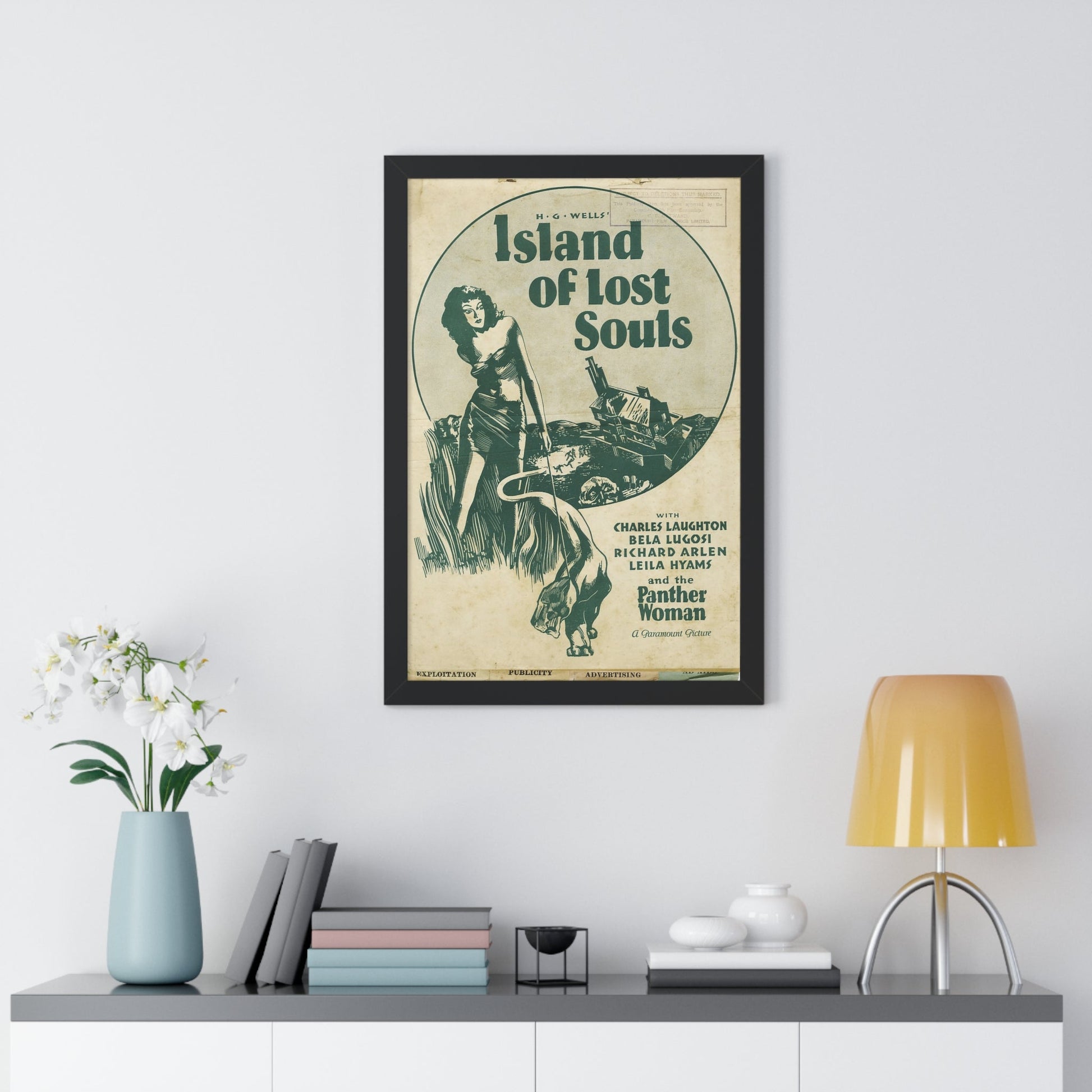 ISLAND OF LOST SOULS (3) 1932 - Framed Movie Poster-The Sticker Space