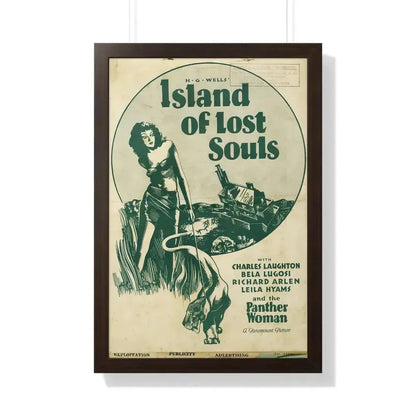 ISLAND OF LOST SOULS (3) 1932 - Framed Movie Poster - The Sticker Space