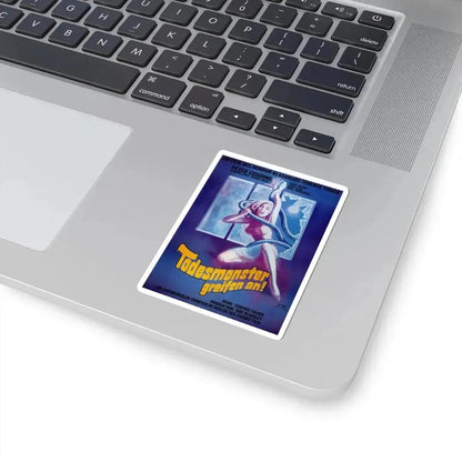 ISLAND OF TERROR (GERMAN) 1966 Movie Poster - STICKER Vinyl Kiss-Cut Decal - The Sticker Space