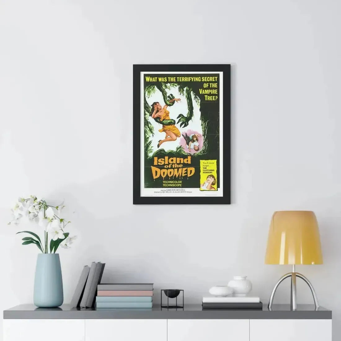 ISLAND OF THE DOOMED 1967 - Framed Movie Poster - The Sticker Space