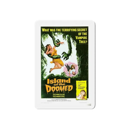 ISLAND OF THE DOOMED 1967 Movie Poster - Refrigerator Magnet - The Sticker Space