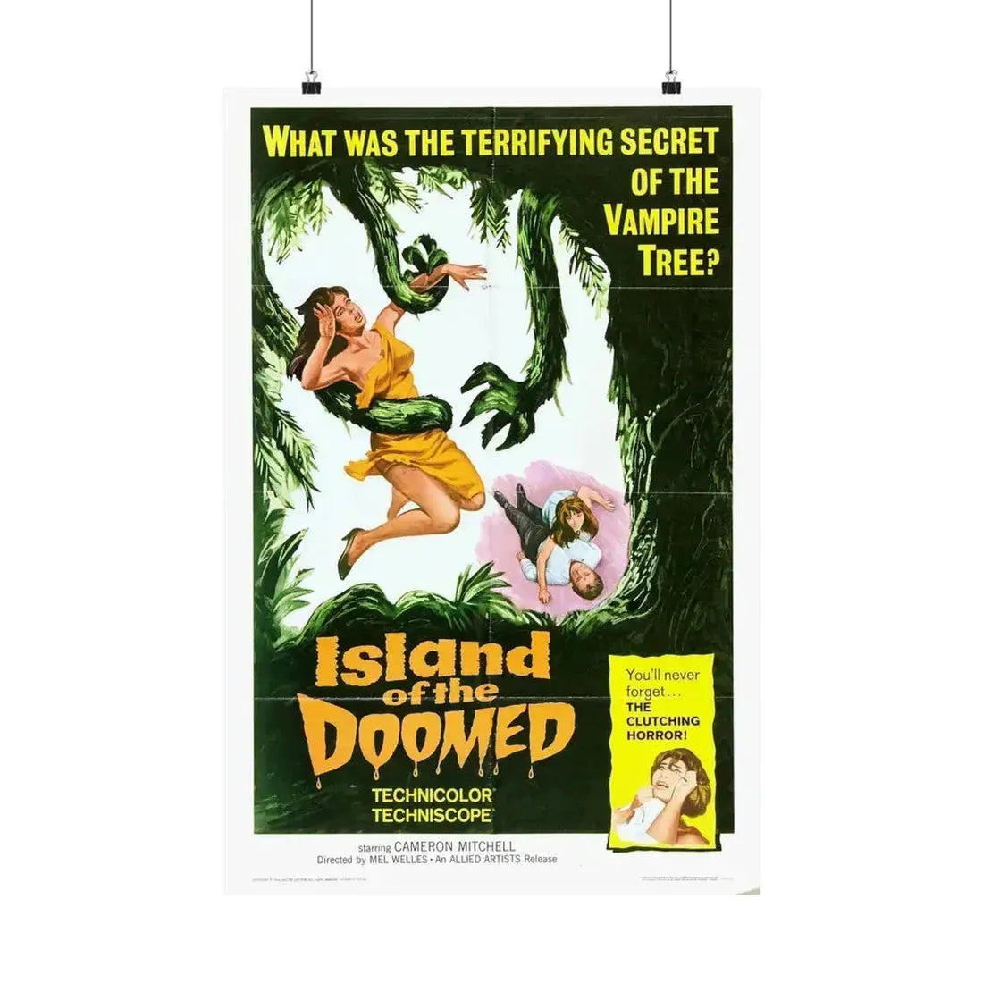 ISLAND OF THE DOOMED 1967 - Paper Movie Poster 20″ x 30″ Matte - The Sticker Space