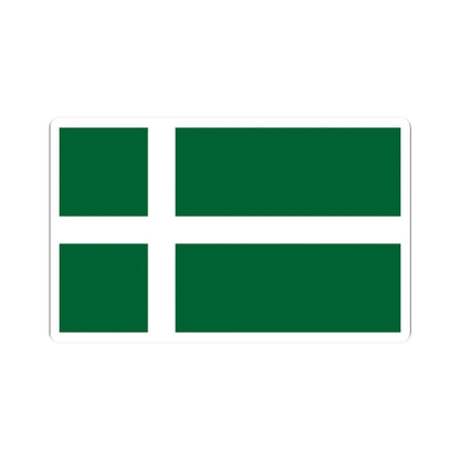 Isle of Barra flag (Scotland) STICKER Vinyl Kiss-Cut Decal 2 Inch White - The Sticker Space